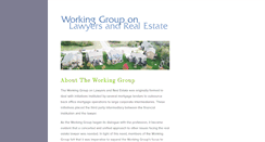 Desktop Screenshot of lawyersworkinggroup.com